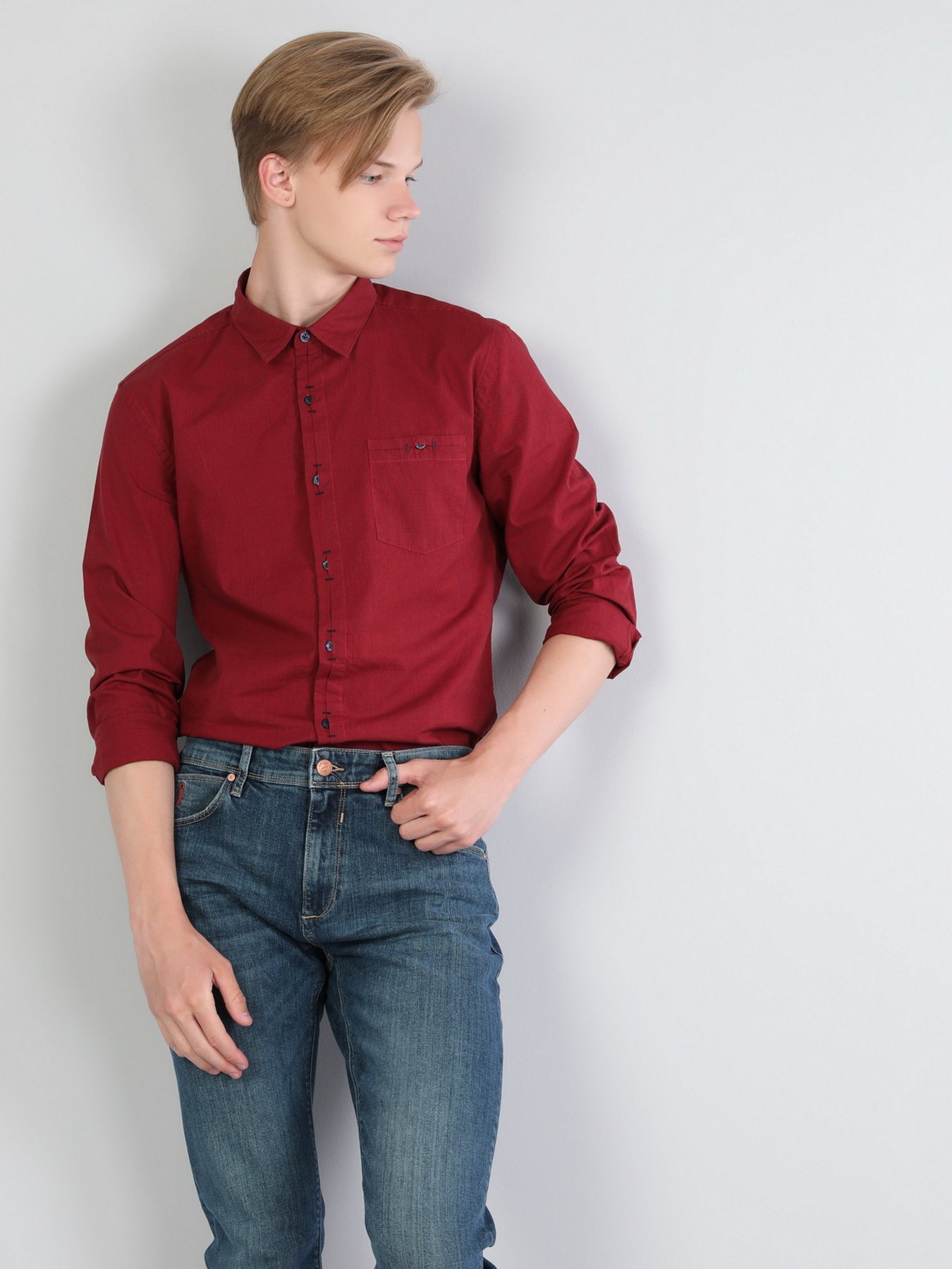 Рубашка Colin’s модель CL1046092RED Фото