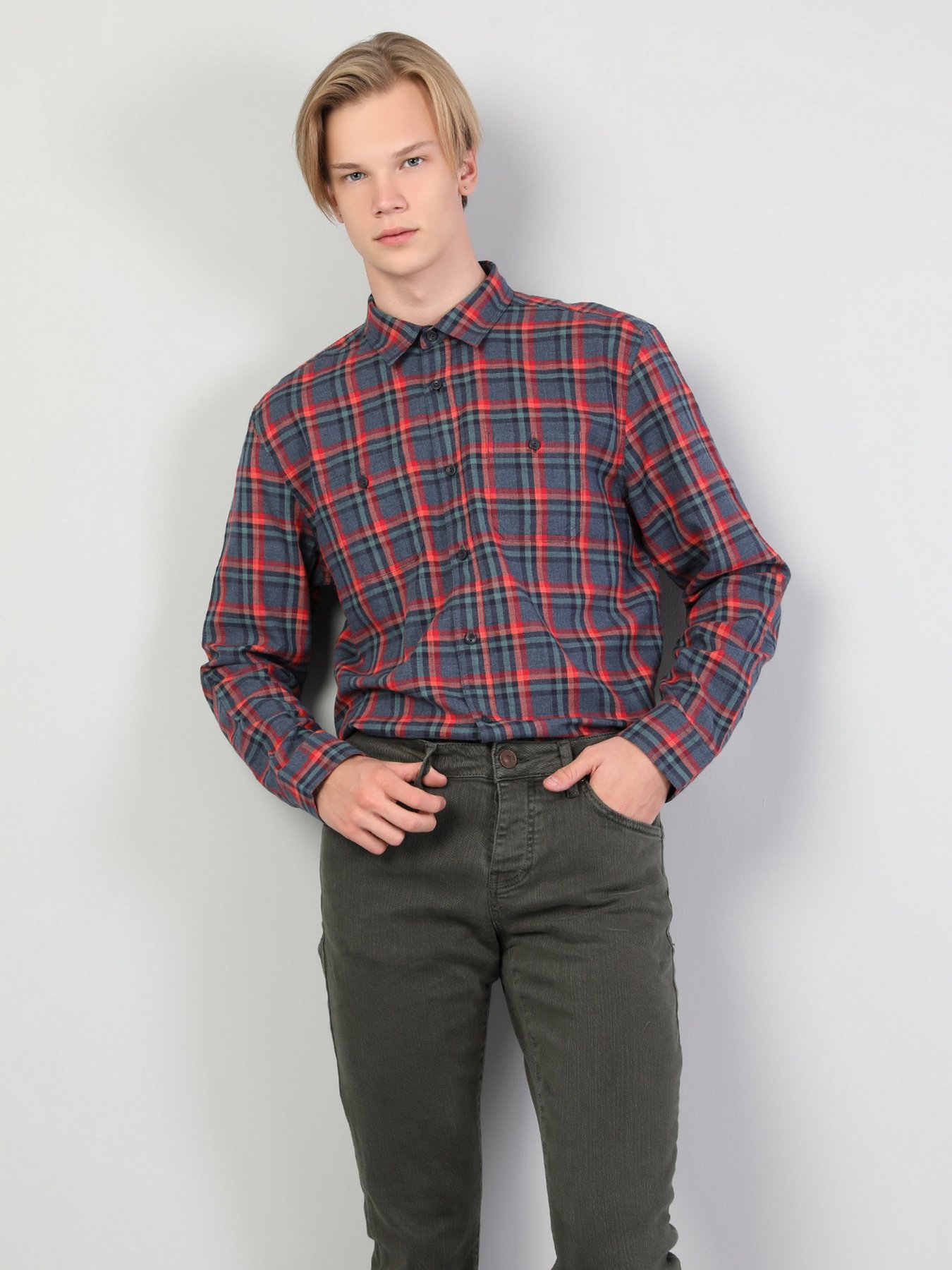 Рубашка Colin’s модель CL1046124BLI Фото