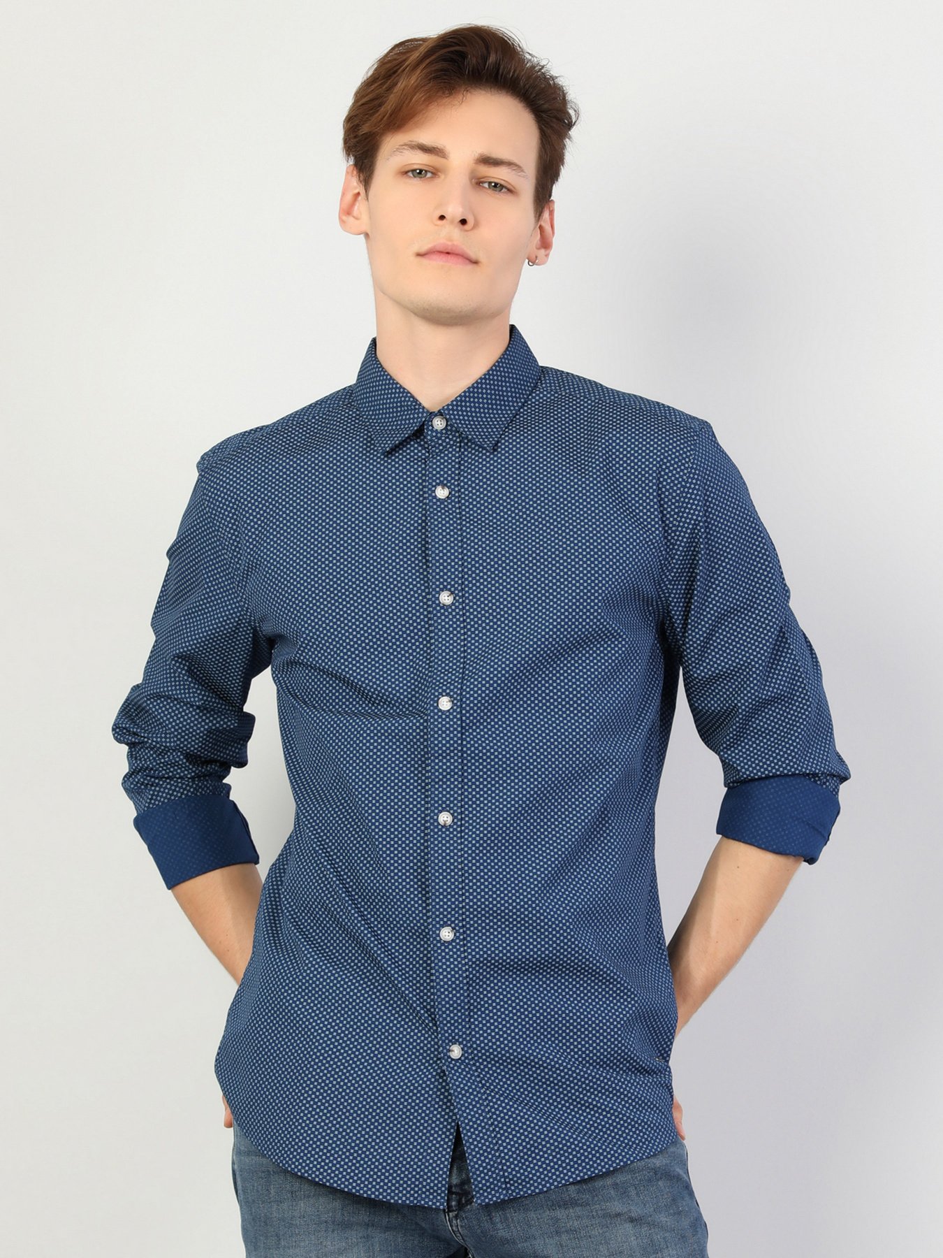 Рубашка Colin’s модель CL1046406NAV Фото