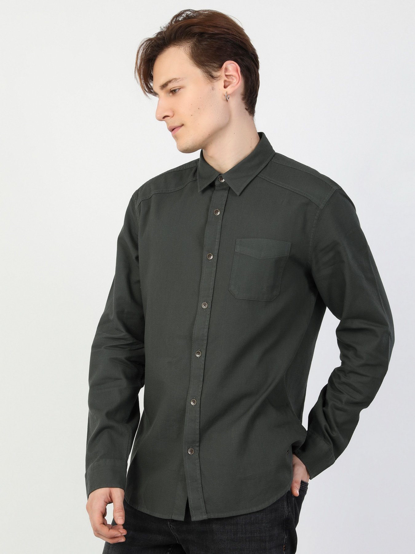 Рубашка повседневная Colin’s модель CL1046418KHA Фото