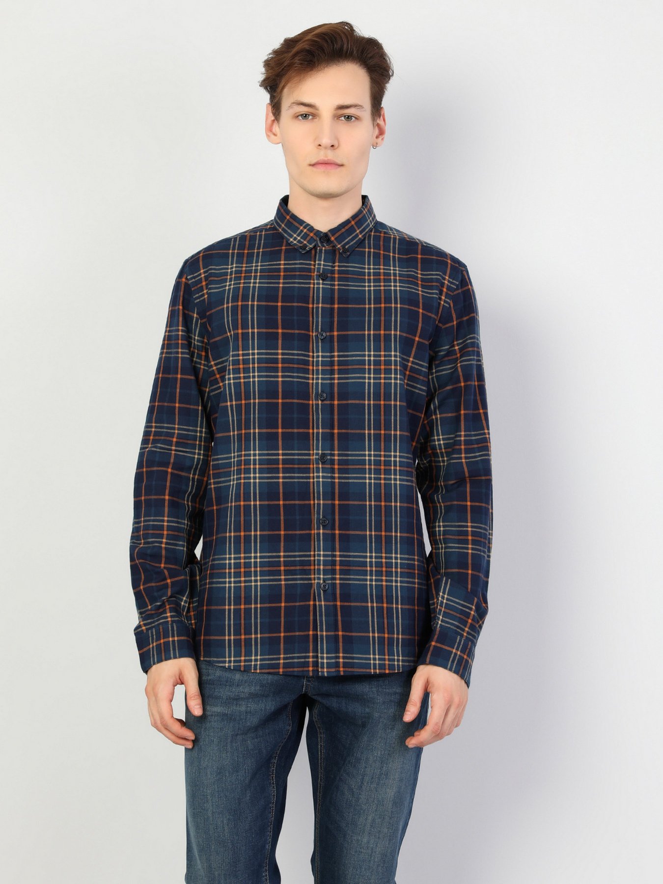 Рубашка повседневная Colin’s модель CL1046435INV Рубашка повседневная Colin’s модель CL1046435INV Фото