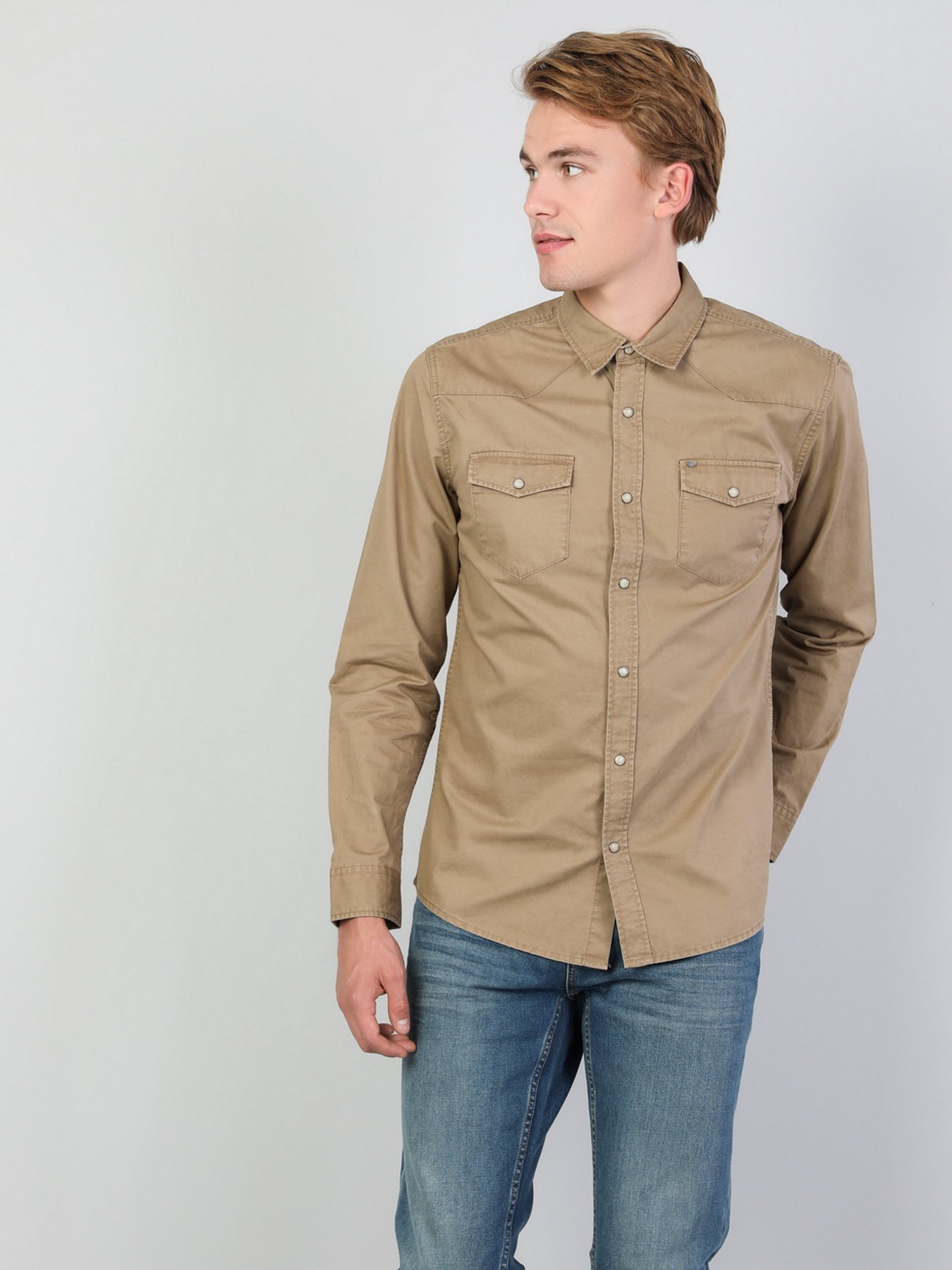 Рубашка повседневная Colin’s модель CL1046446CML Рубашка повседневная Colin’s модель CL1046446CML Фото