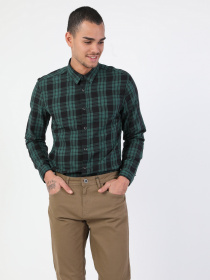 Рубашка повседневная Colin’s модель CL1046481GRN Фото