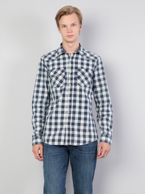 Рубашка повседневная Colin’s модель CL1046881NAV Фото