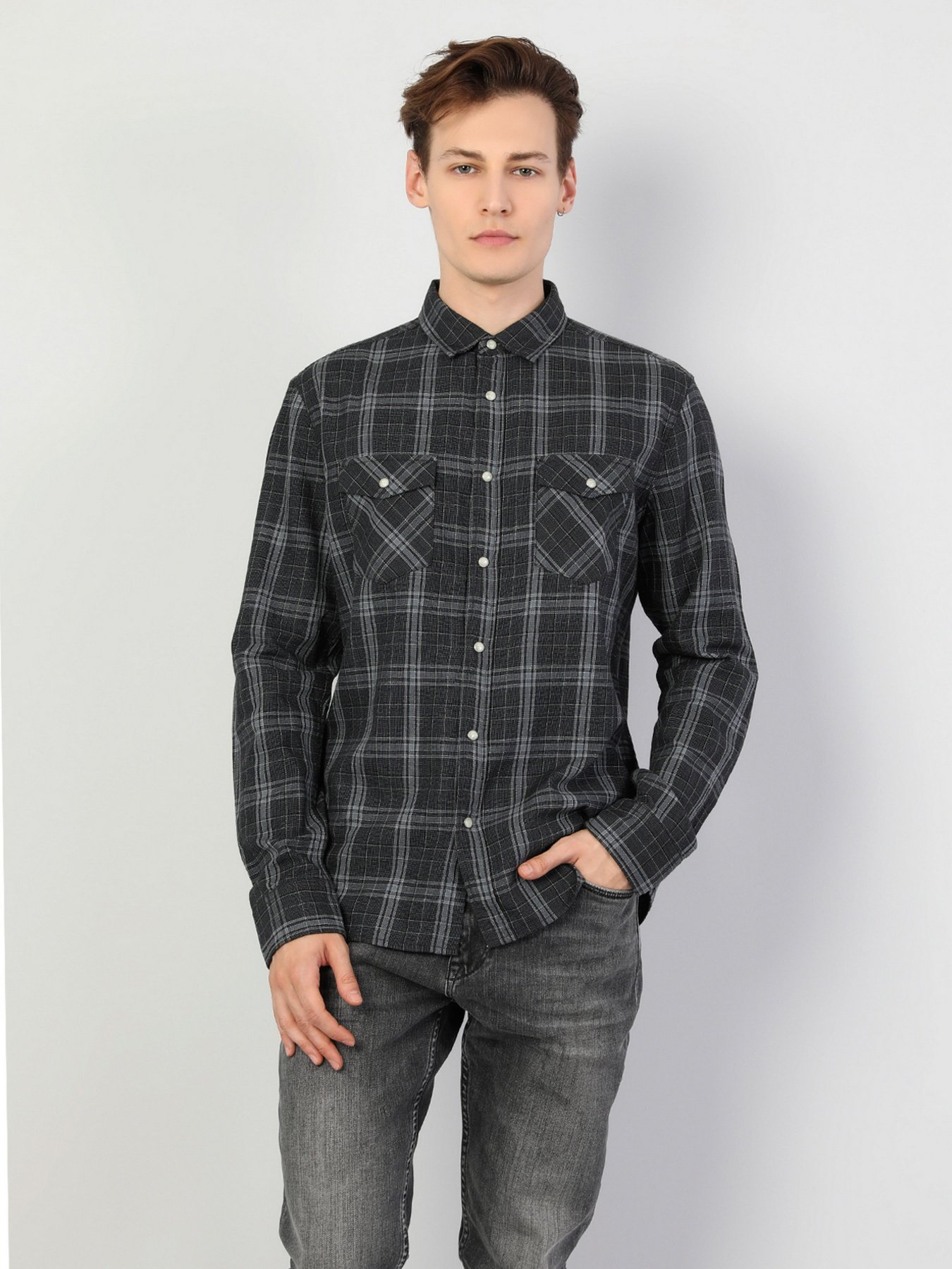 Рубашка Colin’s модель CL1047005ANT Фото