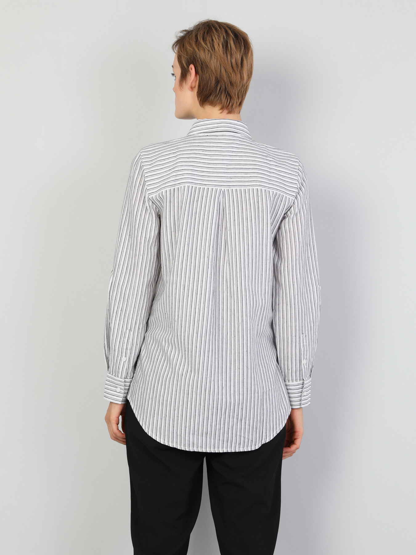 Рубашка повседневная Colin’s модель CL1047113GRA Рубашка повседневная Colin’s модель CL1047113GRA Фото