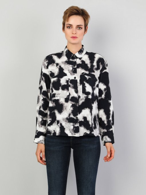 Рубашка повседневная Colin’s модель CL1047130BLK Фото