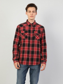 Рубашка повседневная Colin’s модель CL1047138RED Фото