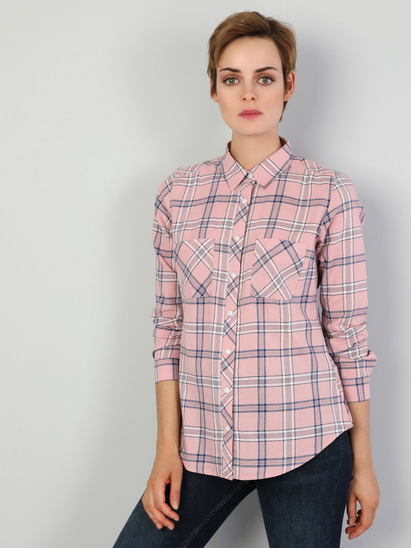 Рубашка повседневная Colin’s модель CL1047156PIN Фото