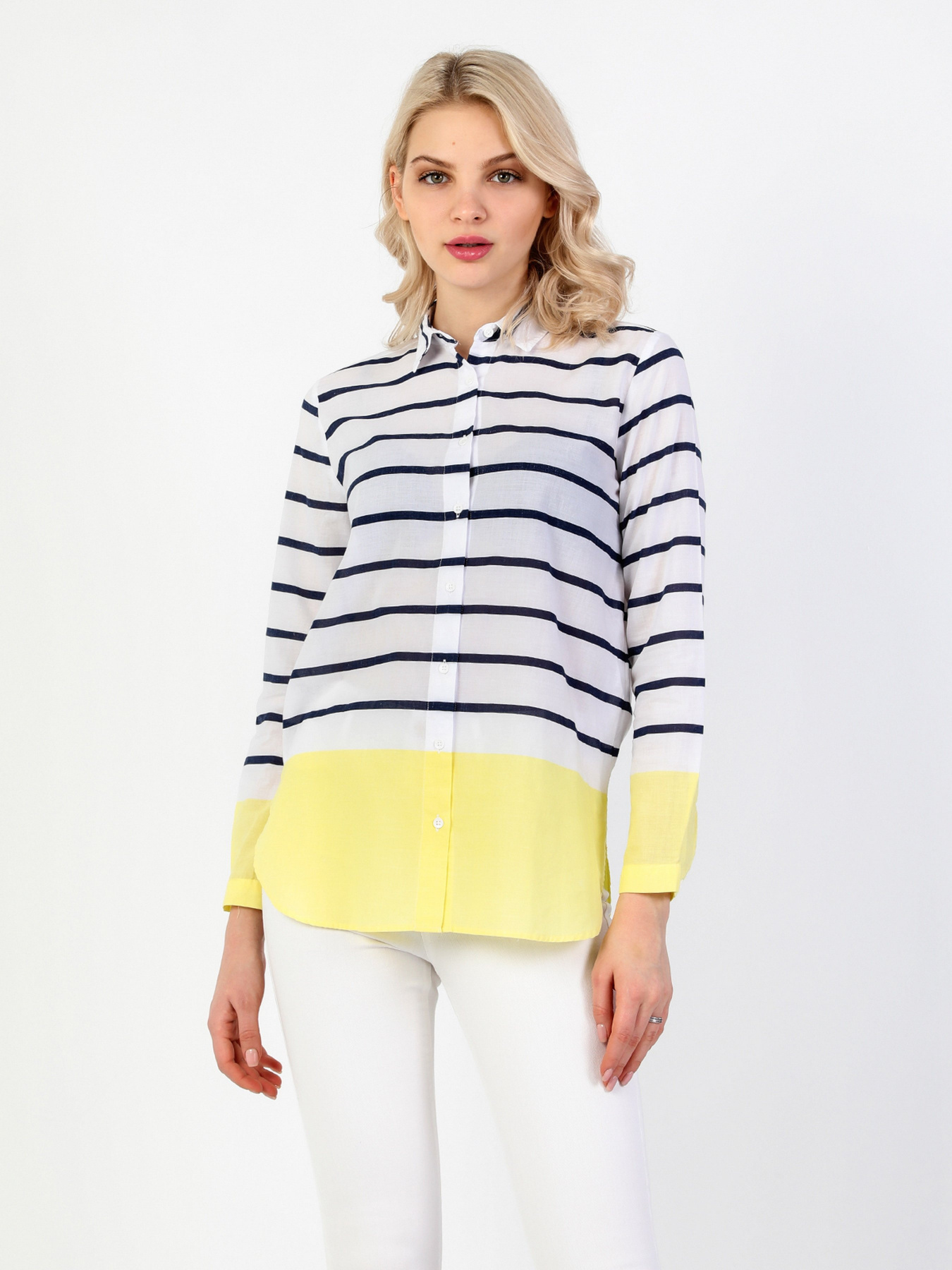 Рубашка повседневная Colin’s модель CL1047161WHT Фото