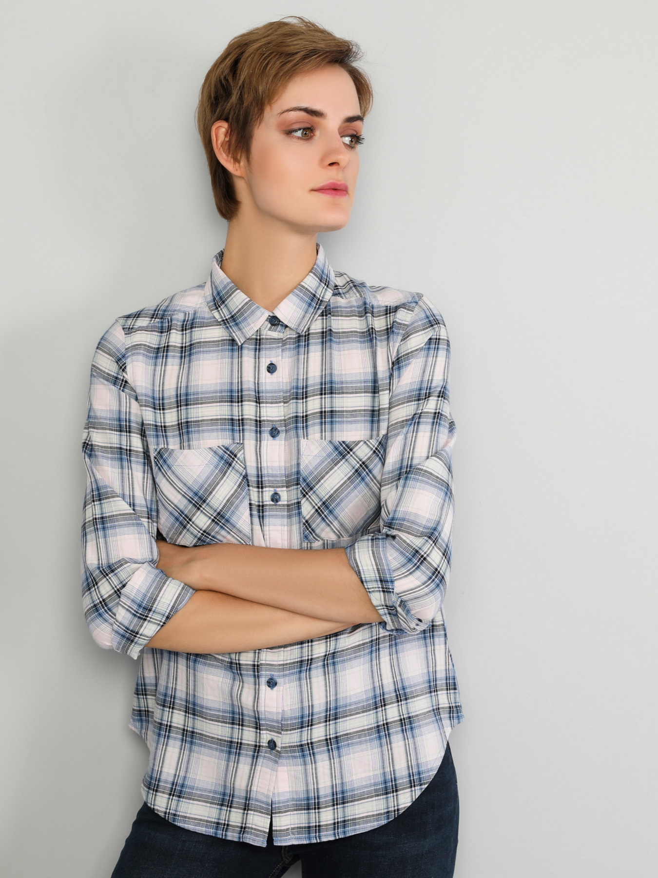 Рубашка повседневная Colin’s модель CL1047165BLE Фото