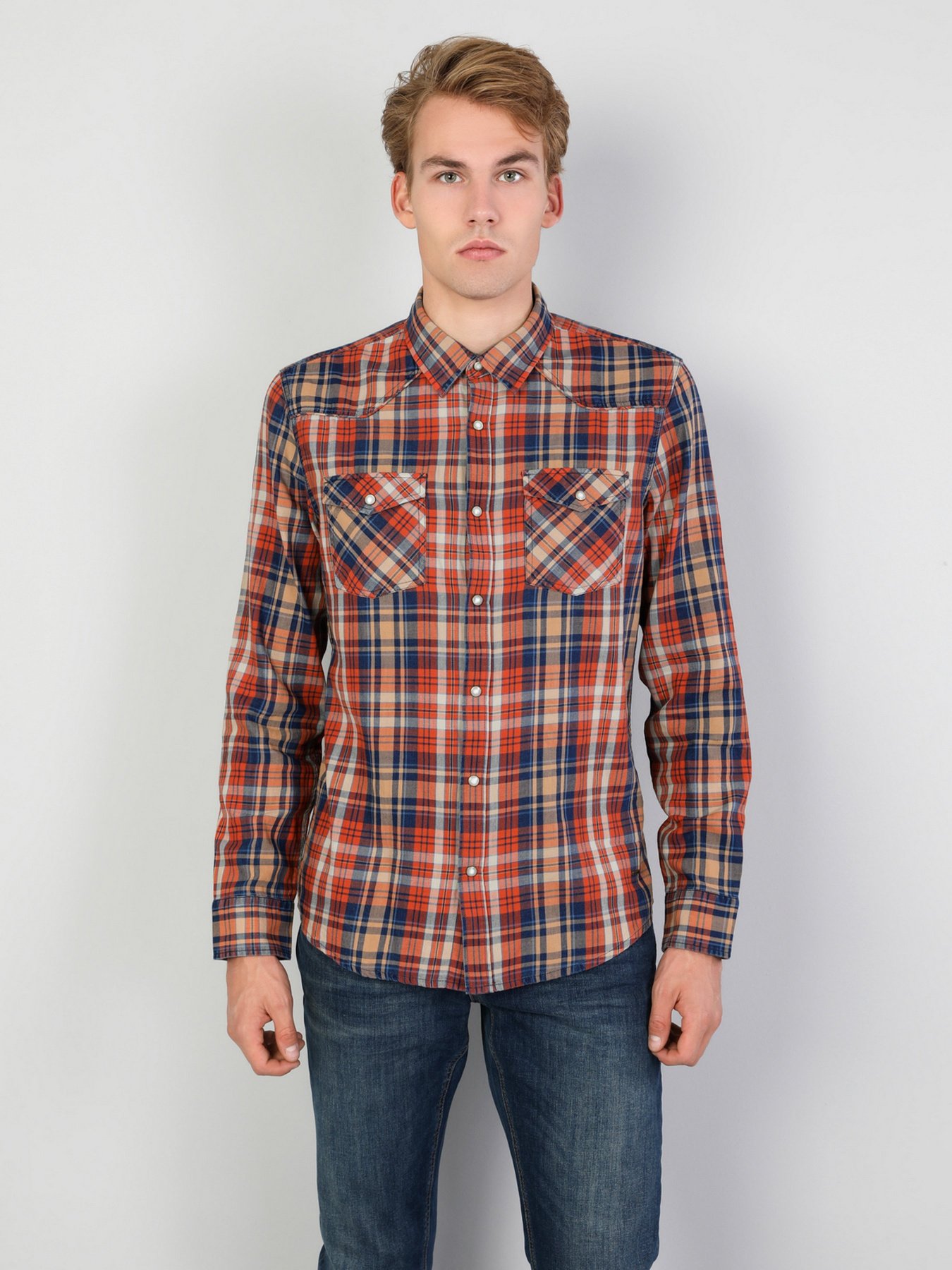 Сорочка повсякденна Colin’s модель CL1047335ORA Фото