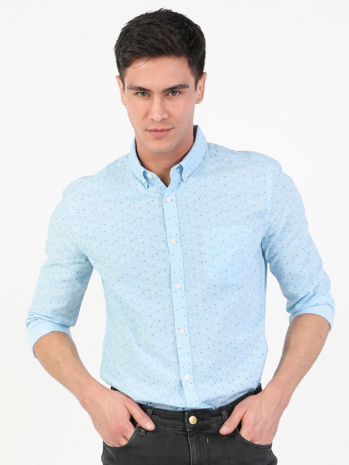 Сорочка Colin’s модель CL1047465BLE Фото