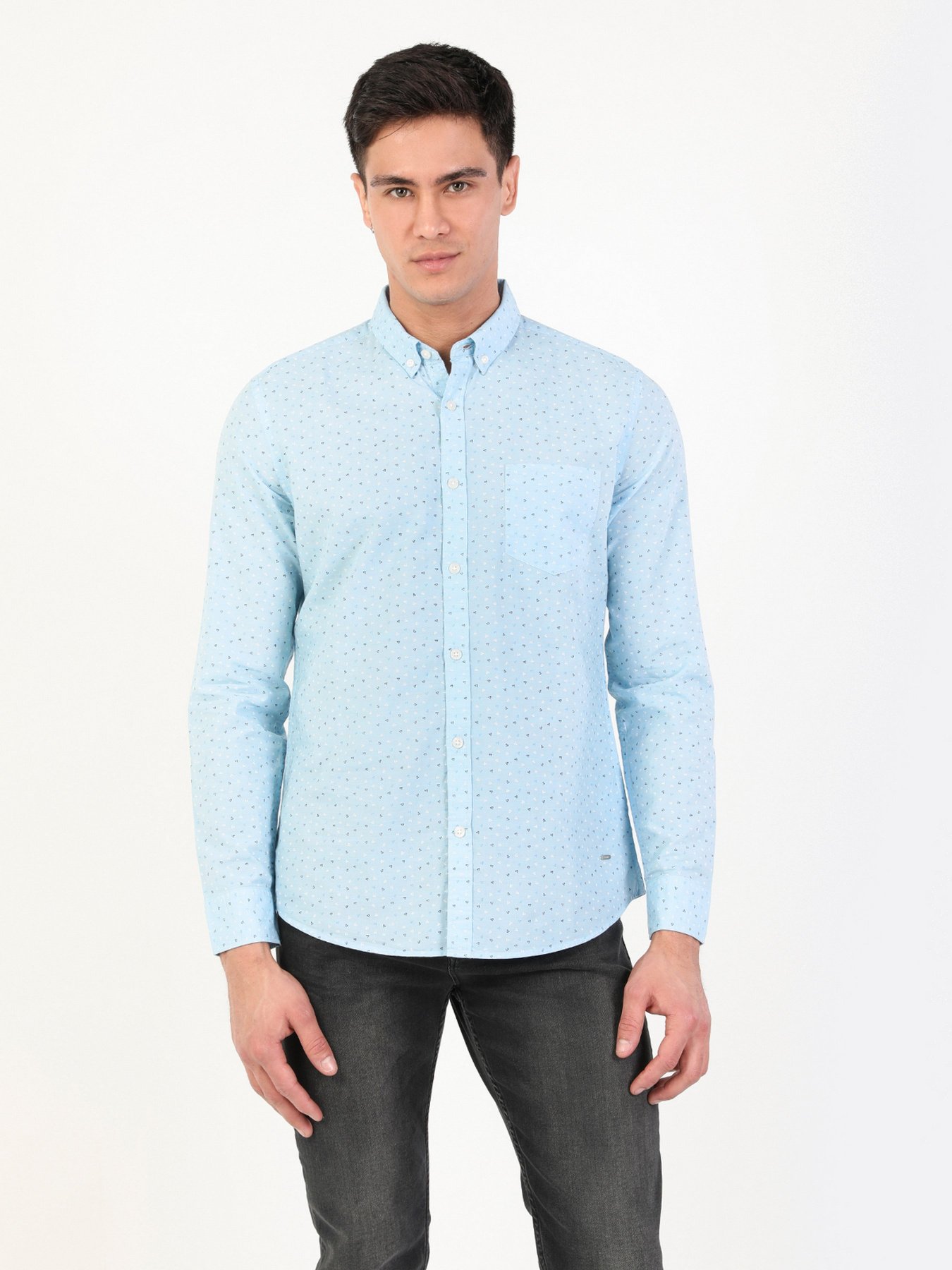 Сорочка Colin’s модель CL1047465BLE Фото