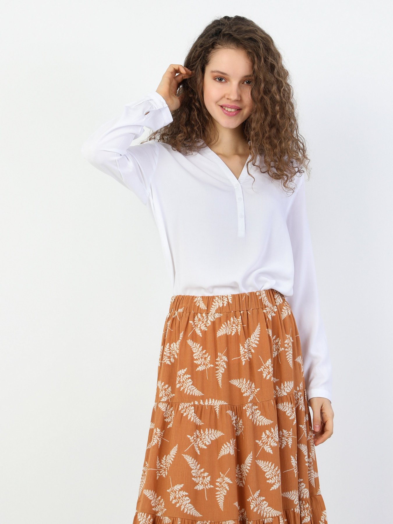 Рубашка повседневная Colin’s модель CL1047876WHT Фото