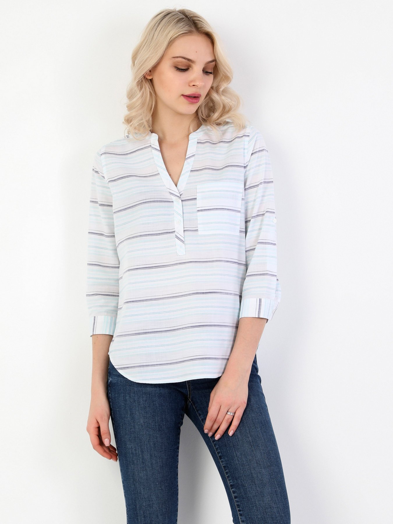 Рубашка повседневная Colin’s модель CL1047909MGR Фото