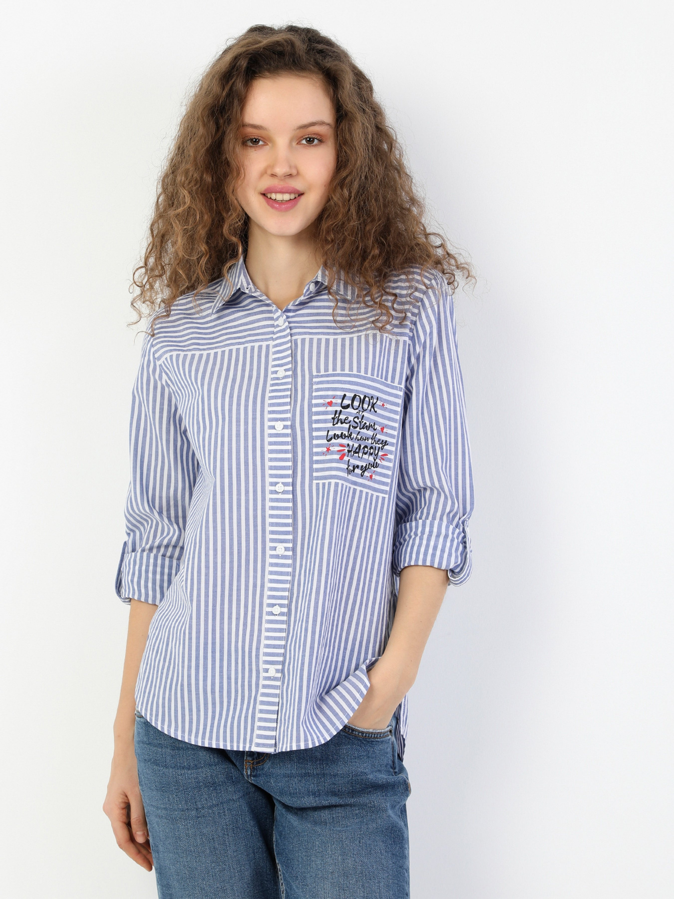 Рубашка повседневная Colin’s модель CL1047974BLE Фото