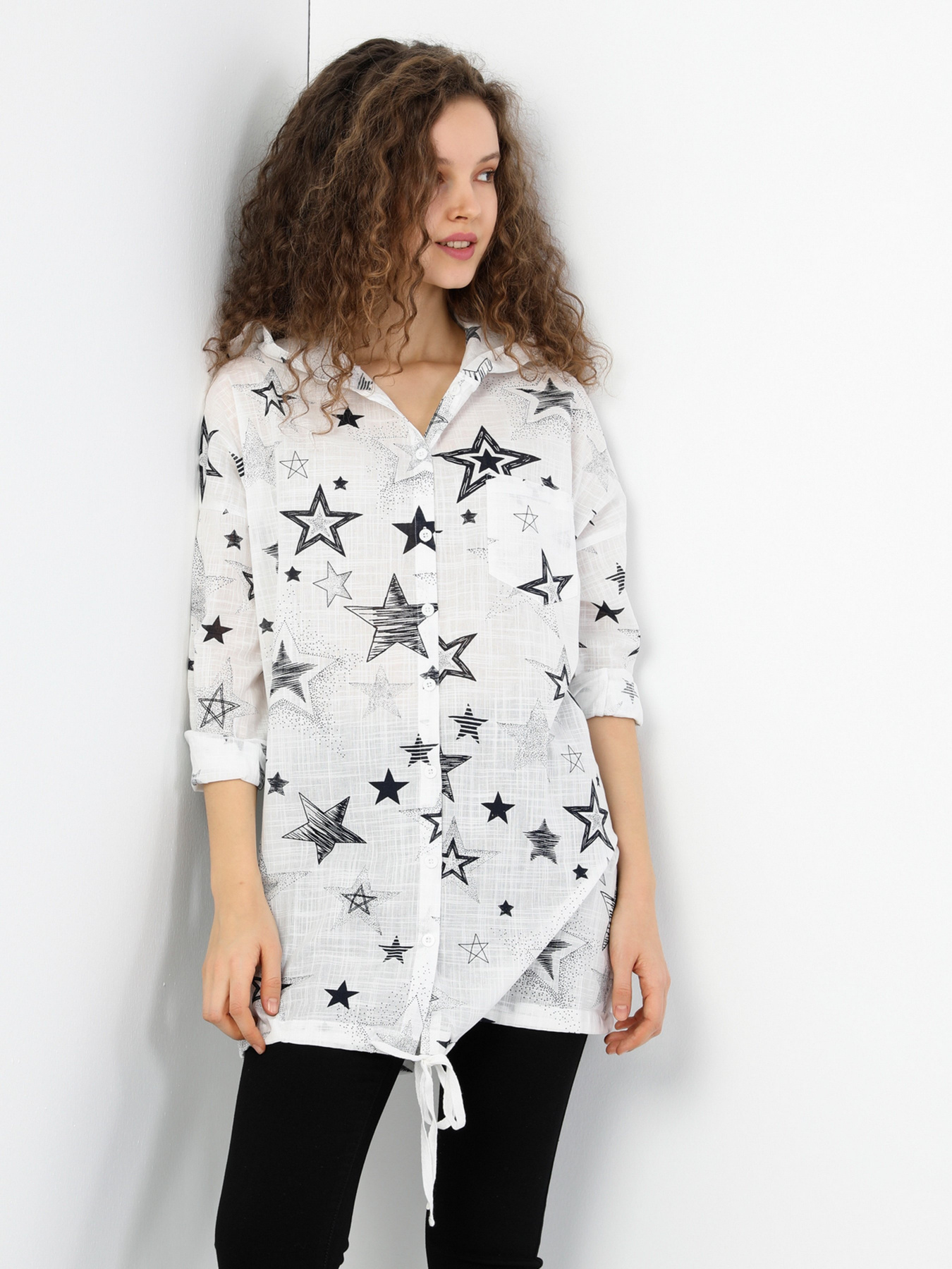 Рубашка повседневная Colin’s модель CL1048399WHT Фото