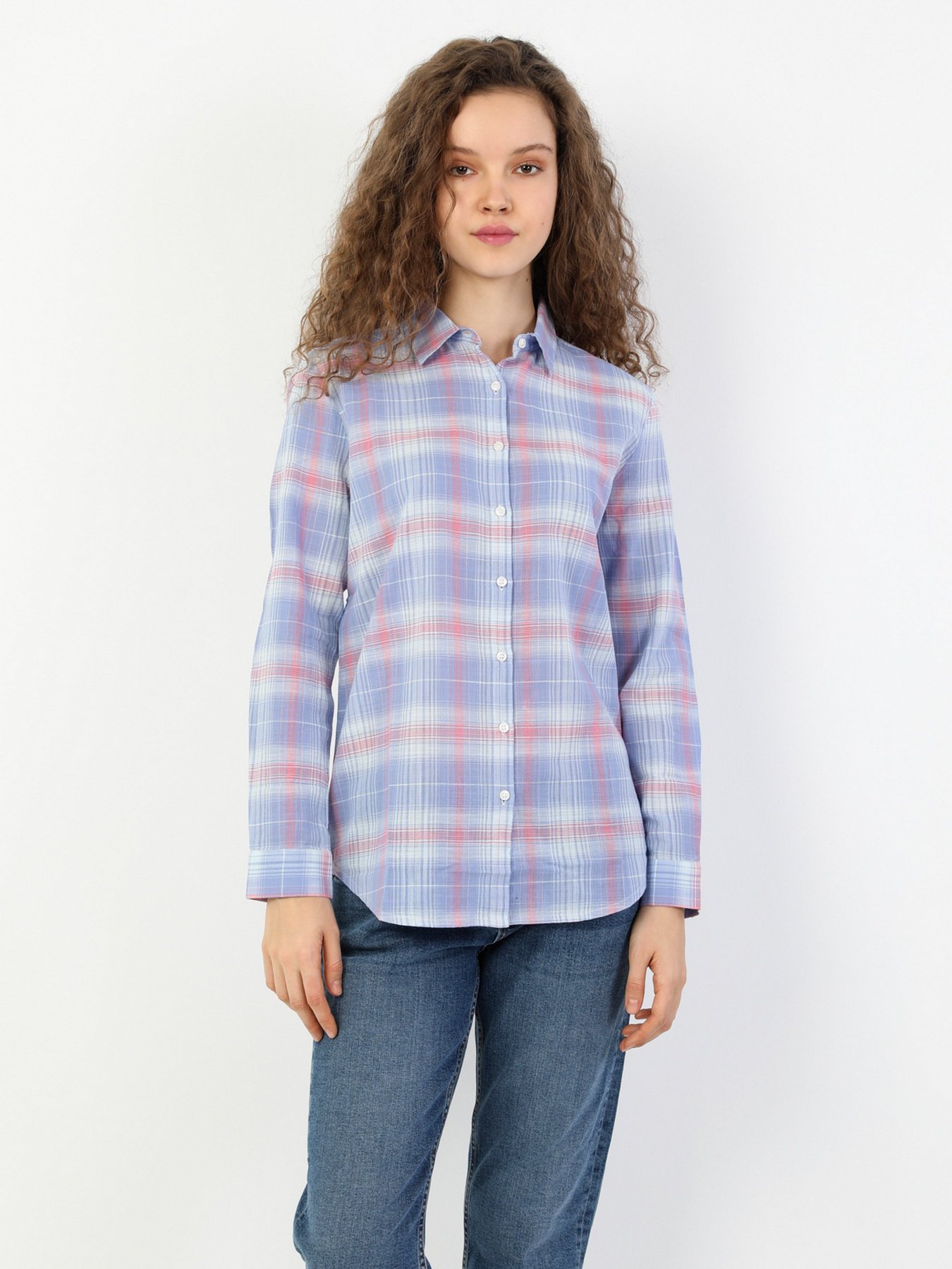 Рубашка повседневная Colin’s модель CL1048403LIL Рубашка повседневная Colin’s модель CL1048403LIL Фото