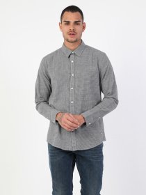 Рубашка повседневная Colin’s модель CL1048510BLK Рубашка повседневная Colin’s модель CL1048510BLK Фото