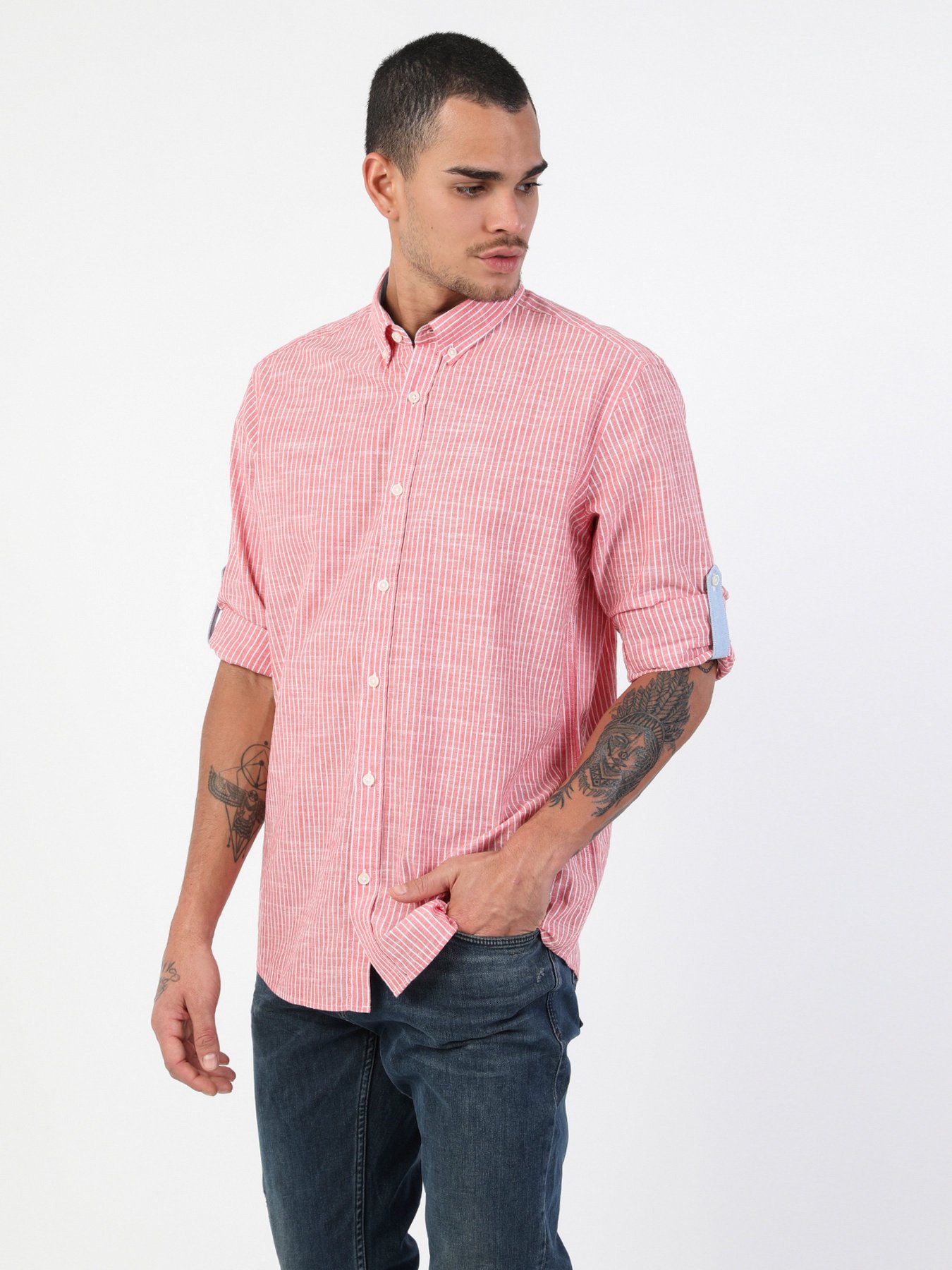 Сорочка Colin’s модель CL1048516CRL Фото