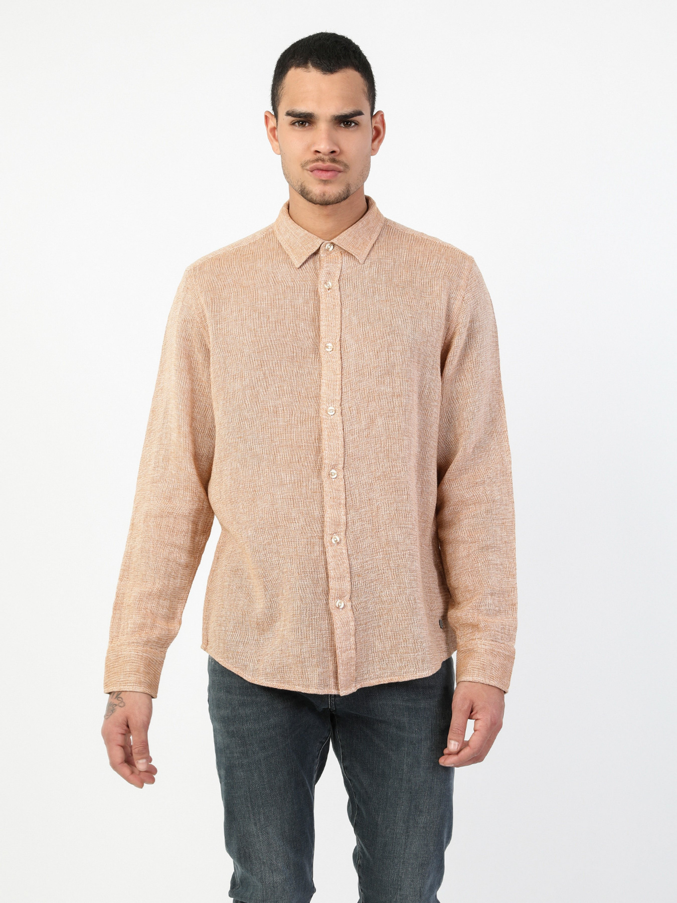 Рубашка повседневная Colin’s модель CL1048517YLS Фото