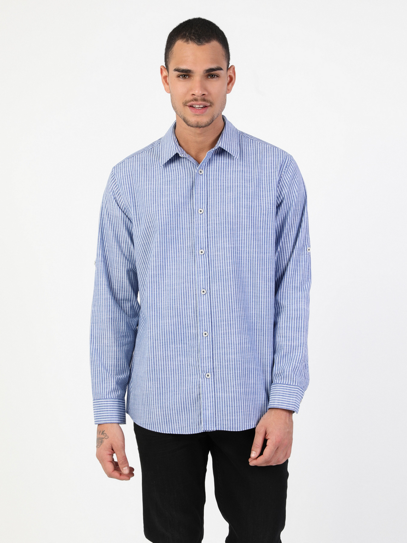 Рубашка повседневная Colin’s модель CL1048519BLE Фото