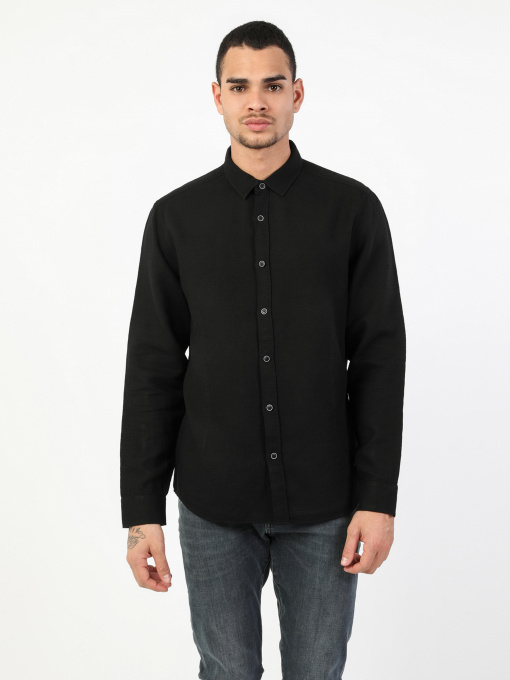 Рубашка повседневная Colin’s модель CL1048527BLK Фото