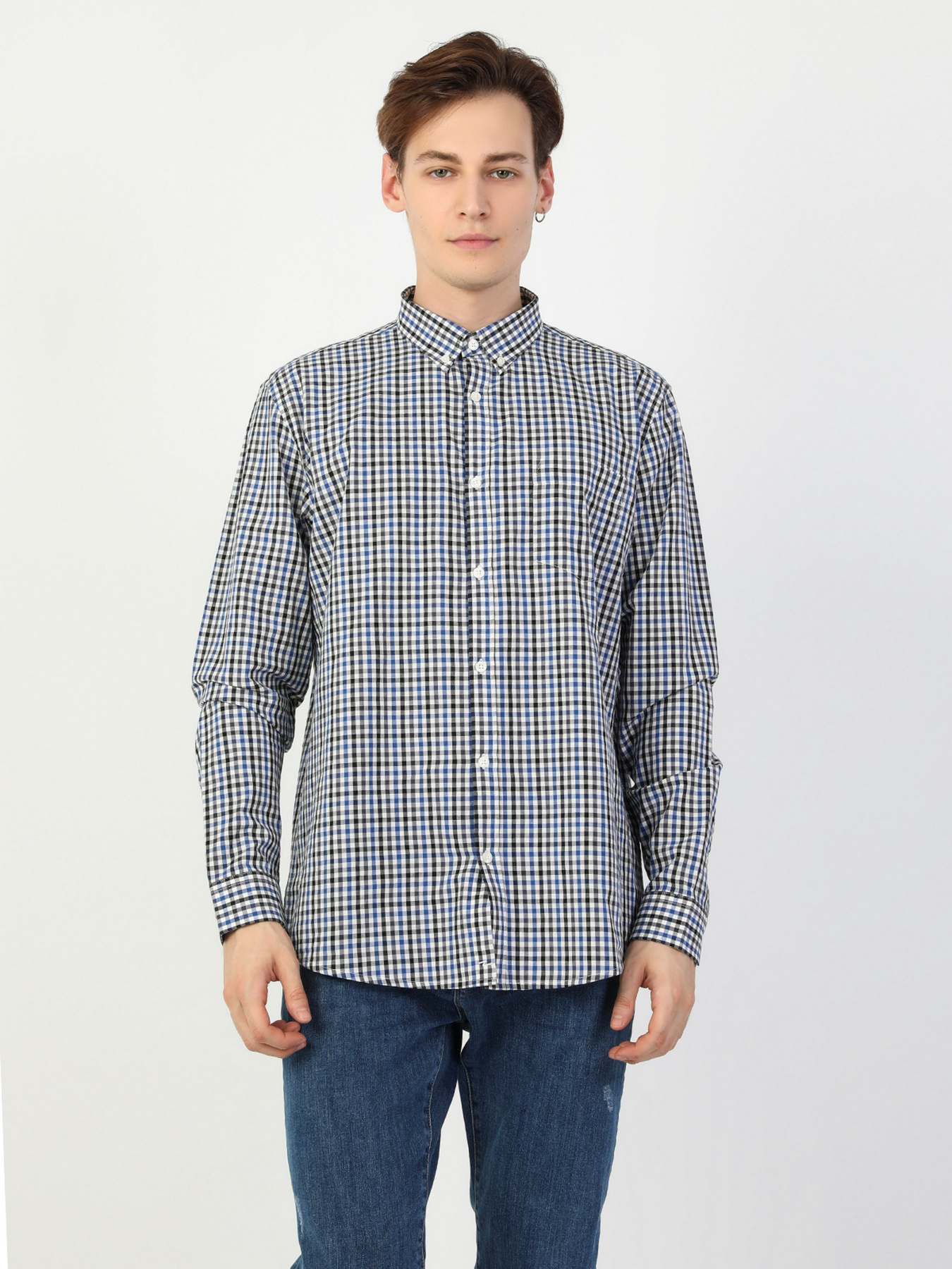 Рубашка повседневная Colin’s модель CL1048575BLE Фото