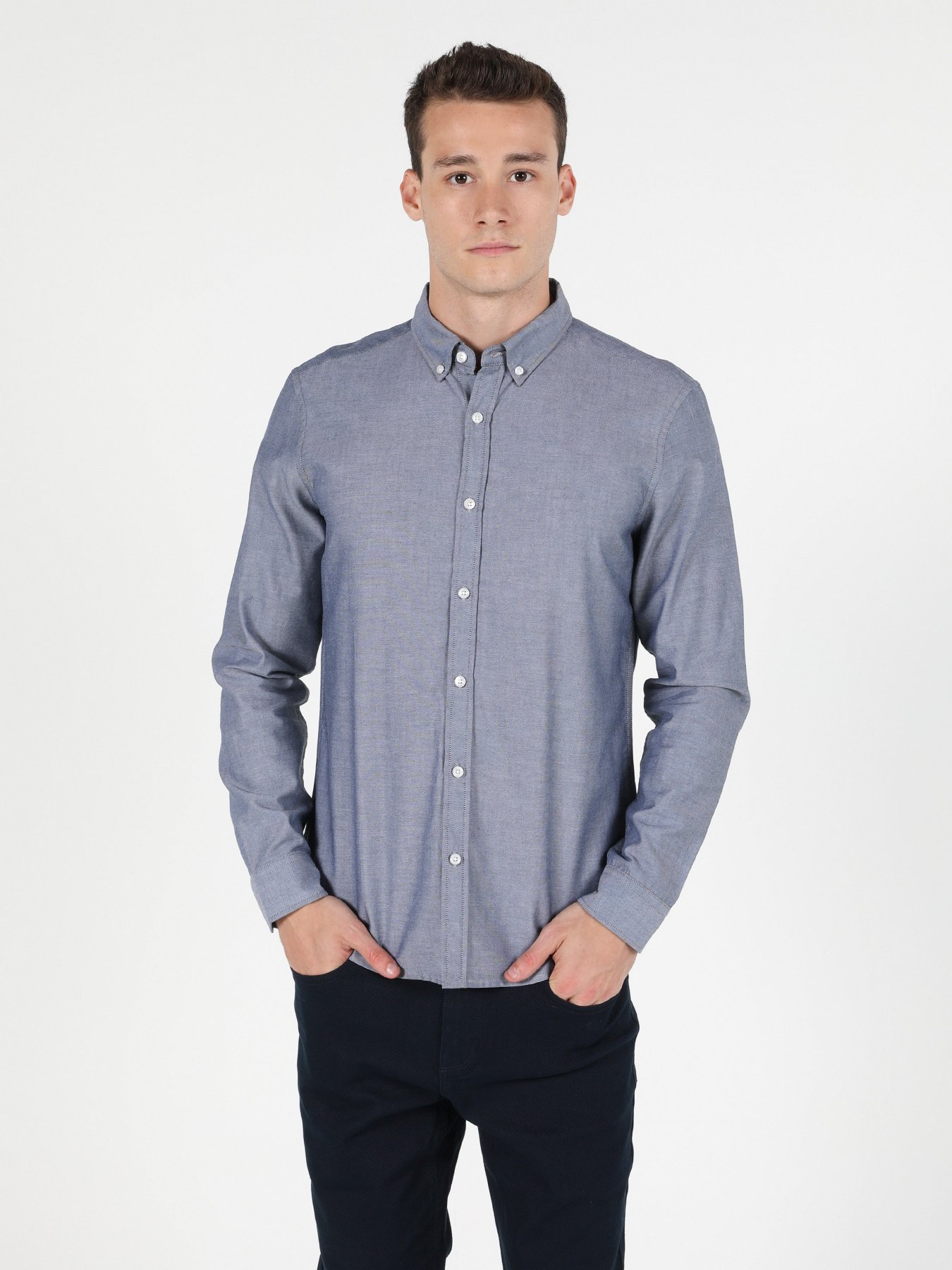 Рубашка повседневная Colin’s модель CL1048576ANT Рубашка повседневная Colin’s модель CL1048576ANT Фото