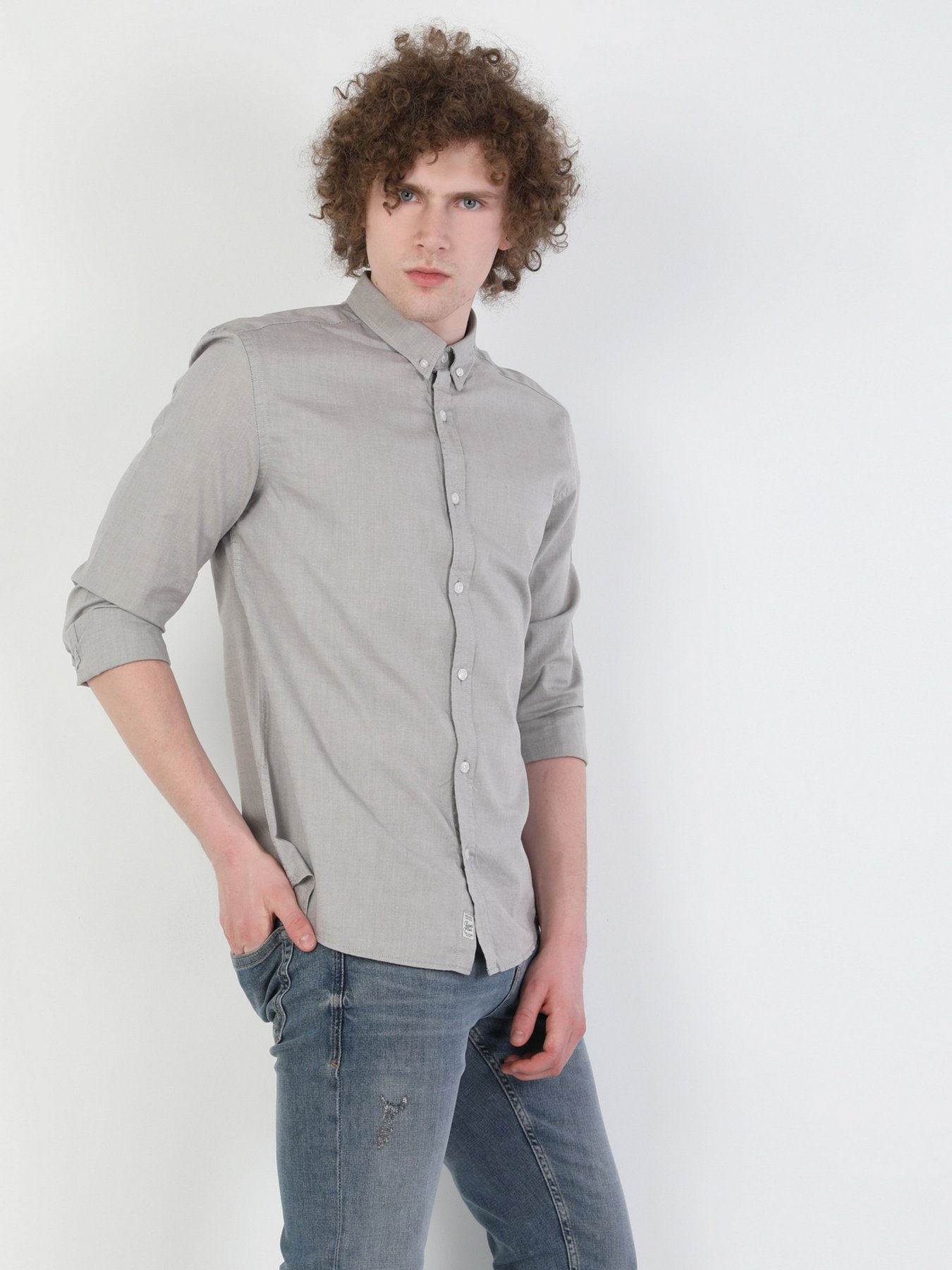 Сорочка Colin’s модель CL1048576BEI Фото