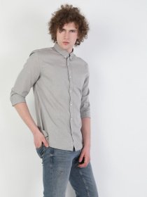 Рубашка повседневная Colin’s модель CL1048576BEI Рубашка повседневная Colin’s модель CL1048576BEI Фото