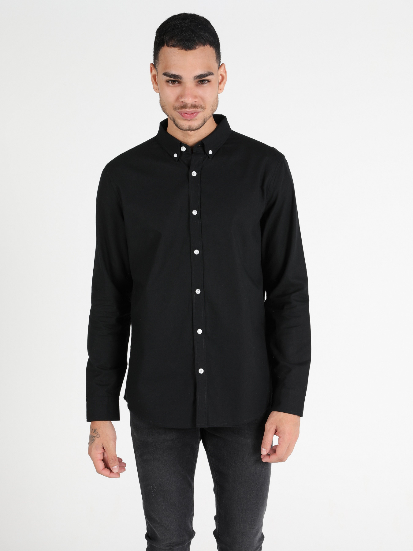 Сорочка повсякденна Colin’s модель CL1048576BLK Фото