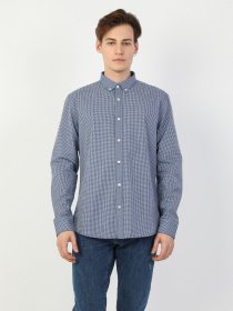 Рубашка повседневная Colin’s модель CL1048578BLE Рубашка повседневная Colin’s модель CL1048578BLE Фото