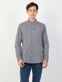 Рубашка повседневная Colin’s модель CL1048578NAV Рубашка повседневная Colin’s модель CL1048578NAV Фото