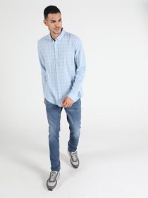 Рубашка повседневная Colin’s модель CL1048582BLE Рубашка повседневная Colin’s модель CL1048582BLE Фото