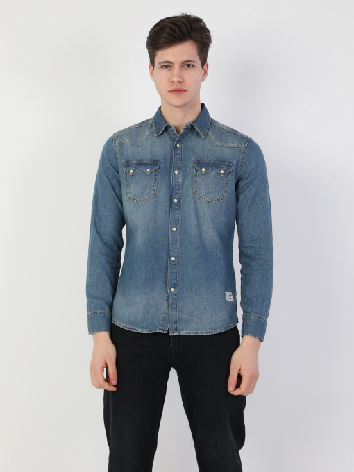 Рубашка повседневная Colin’s модель CL1048673DN07694 Фото