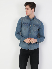 Рубашка повседневная Colin’s модель CL1048673DN07694 Фото