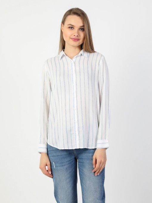 Рубашка повседневная Colin’s модель CL1048996WHT Фото