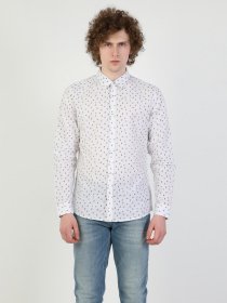 Рубашка повседневная Colin’s модель CL1049052WHT Рубашка повседневная Colin’s модель CL1049052WHT Фото