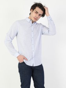 Рубашка повседневная Colin’s модель CL1049293BLE Рубашка повседневная Colin’s модель CL1049293BLE Фото