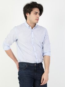 Рубашка повседневная Colin’s модель CL1049293BLE Рубашка повседневная Colin’s модель CL1049293BLE Фото