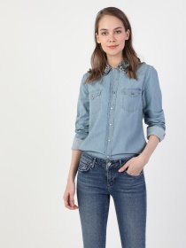 Рубашка повседневная Colin’s модель CL1049718DN40938 Фото