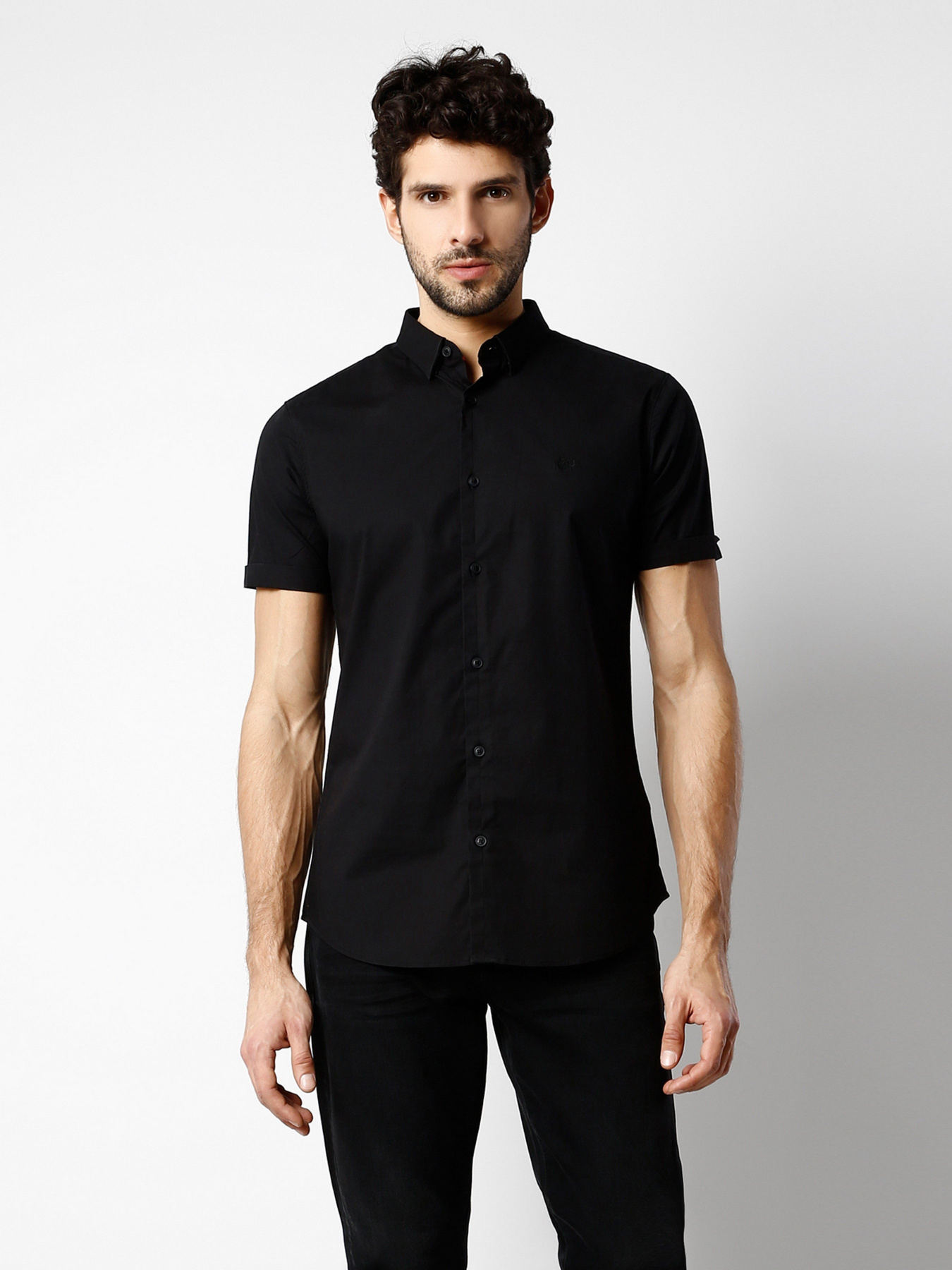 Сорочка Colin’s модель CL1025587BLK Фото