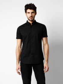 Рубашка повседневная Colin’s модель CL1025587BLK Рубашка повседневная Colin’s модель CL1025587BLK Фото