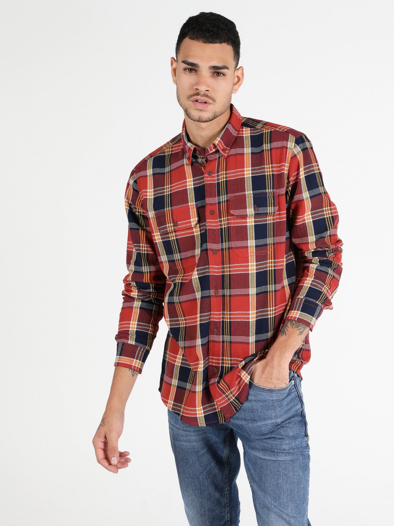 Сорочка повсякденна Colin’s модель CL1049885BRC Сорочка повсякденна Colin’s модель CL1049885BRC Фото