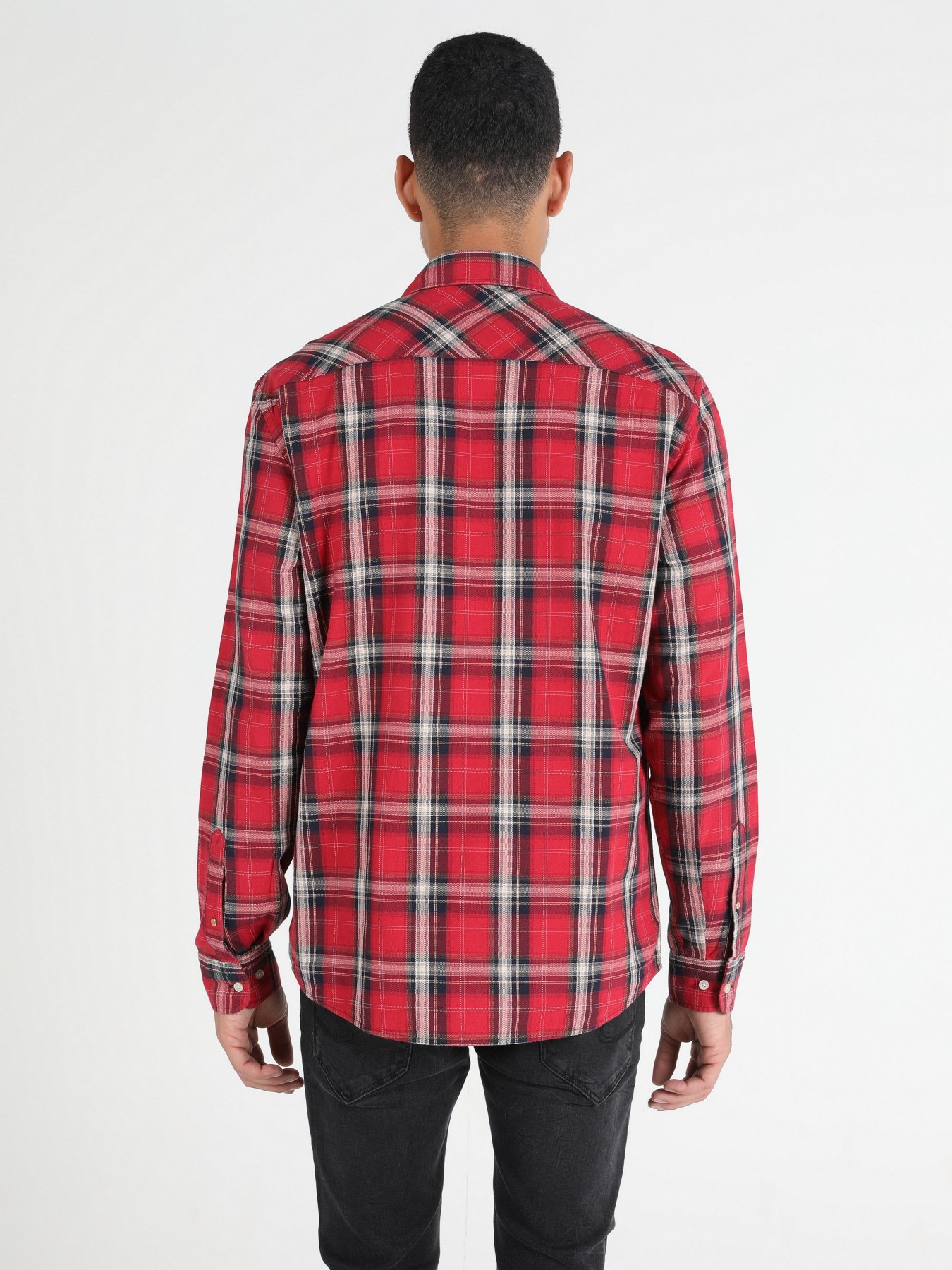 Рубашка повседневная Colin’s модель CL1050020RED Фото