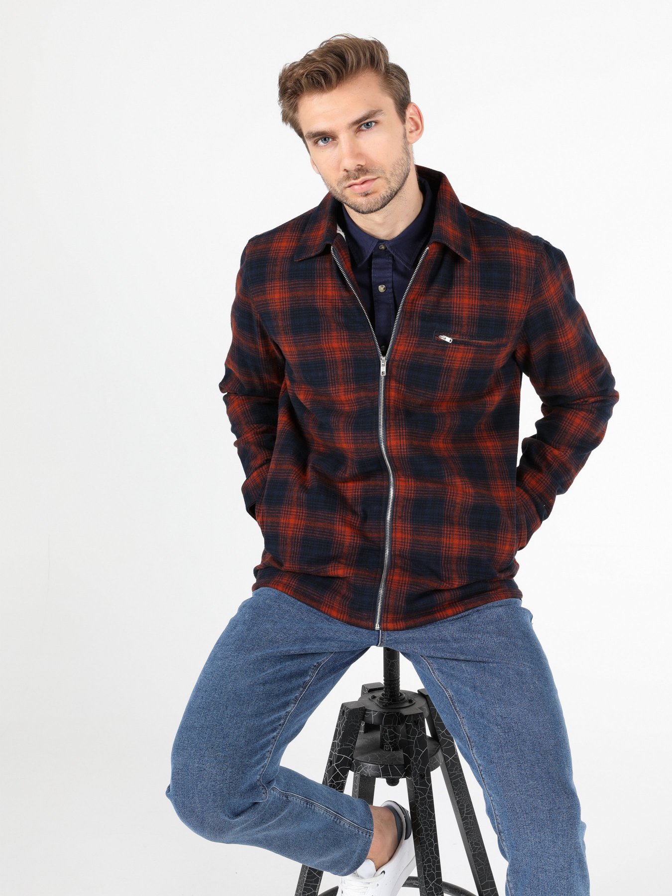 Сорочка Colin’s модель CL1050033NAV Фото