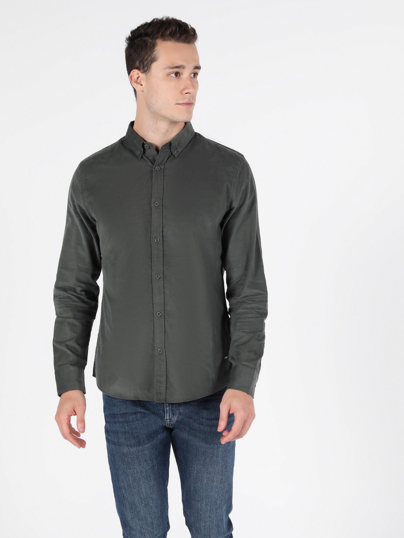 Рубашка повседневная Colin’s модель CL1050116KHA Фото