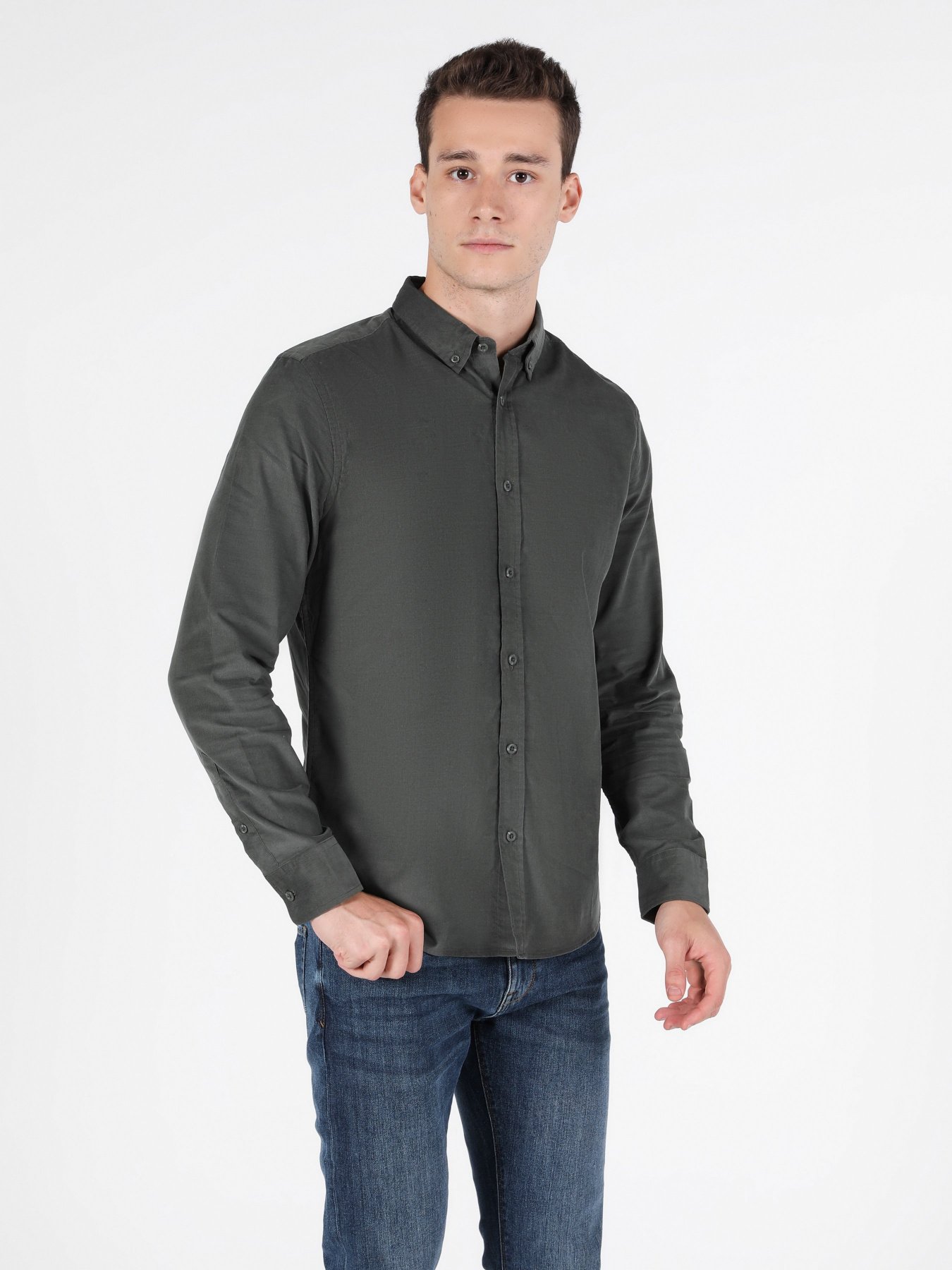 Рубашка повседневная Colin’s модель CL1050116KHA Фото